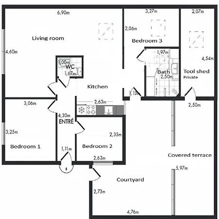 Villa Newly Renovated And Centrally Located Townhome Herning